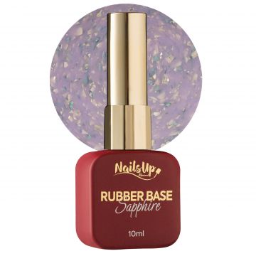 Rubber base NailsUp Sapphire Flakes 10 ml 013