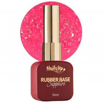Rubber base NailsUp Sapphire Flakes 10 ml 014