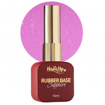 Rubber base NailsUp Sapphire Flakes 10 ml 028
