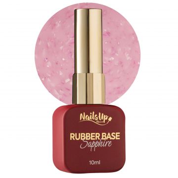 Rubber base NailsUp Sapphire Flakes  10 ml 04