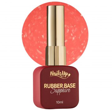 Rubber base NailsUp Sapphire Flakes 10 ml 07