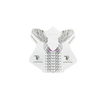 Set 500 buc sabloane argintii Tp nails