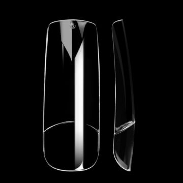 Tipsuri manichiura transparente si bordura punga 500 buc