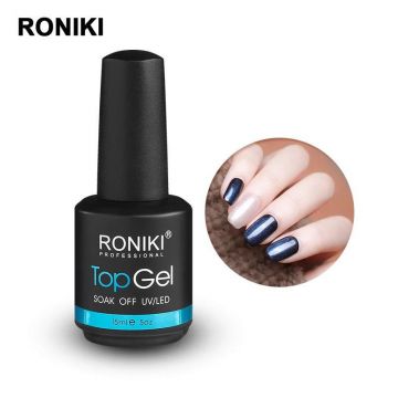 Top Coat Roniki Steel Super Luciu 15 ml