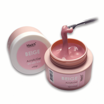 AcrylicGel Beige 50g Macks - M-BEIGE-50 - Everin.ro