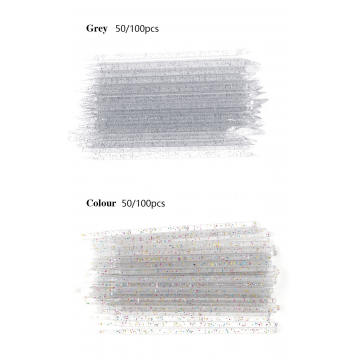 Betisoare Pentru Impins Cuticula Din PVC Set 50 Bucati- Transparent - PVC50-T - Everin.ro