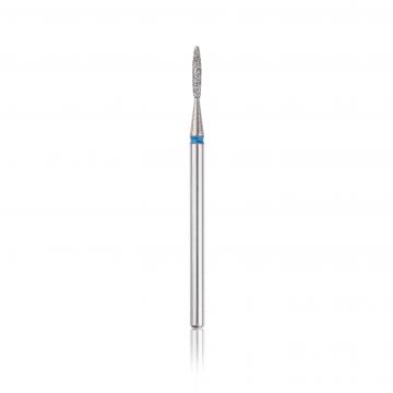 Capăt freza Diamant HEAD flacăra rotunjită, albastru, L-8,0 mm, Ø1,4 mm - HBD-243BL.014X - Everin.ro