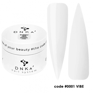 Gel constructie DNKa 30ml 0001 Vibe (Transparent) - Everin
