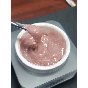 Gel constructie Everin Forming 50gr- 09 Nude cu Glitter Holographic - FORM50-03 - Everin