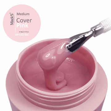 Gel Constructie Medium Cover Pink 50gr Macks - MCN-50 - Everin