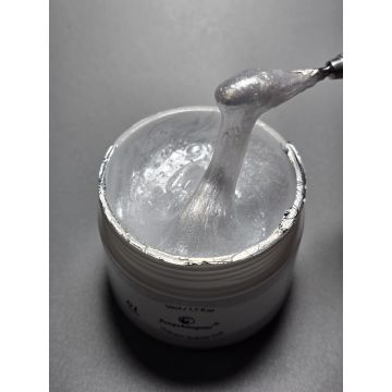 Gel UV Constructie FSM Unicorn 50gr 01- Pearly White - Everin