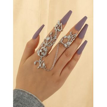 Inel argintiu pentru poze - IN-89 - Everin.ro