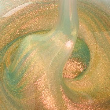 Kievskaya Freeze Gel Ice Princess – Gel Builder Lichid Alb Translucid cu Sclipici Fin