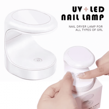 Mini Lampa 16w Pentru Uscarea Tipsurilor Reutilizabile- Alb - Everin