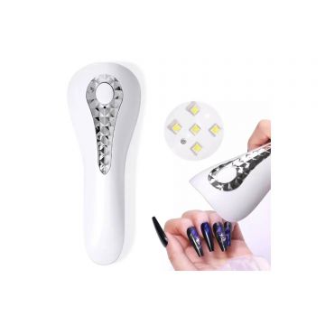 Mini lampa UV/LED 18w Portabila cu Acumulator - YC01-18W - EVERIN