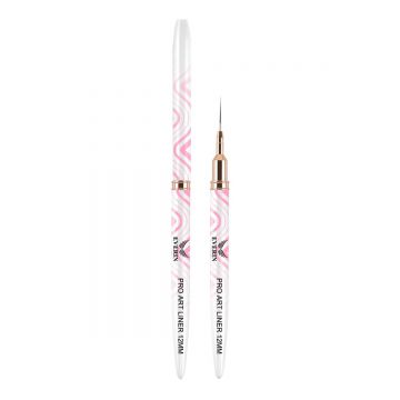 Pensula Pro Art Liner 12mm Pink Wave Everin - Everin