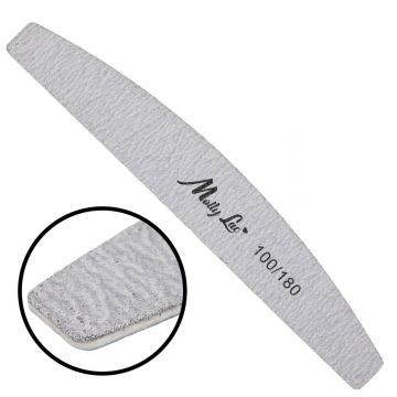 Pila unghii Molly Lac Slim Zebra Grey 100/180 - PE-100/150 - EVERIN