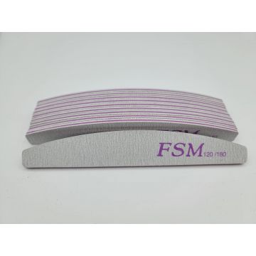 Set 10 Bucati Pila Unghii Semiluna FSM 120/180 - PFSM120/180-10B - Everin.ro