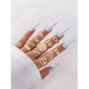 Set 12 Inele Aurii pentru poze - 22816 - Everin.ro