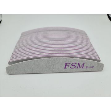 Set 25 Bucati Pila Unghii Semiluna FSM 120/180 - PFSM120/180-25B - Everin.ro