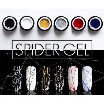 Spider gel FSM ARGINTIU #6