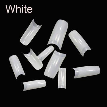 Tipsuri 100buc. Forma clasic culoare alb