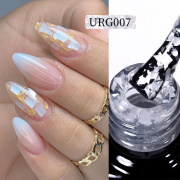 Top Coat Gold Diamond FSM 001- Paiete Argintii - GD-001 - Everin.ro
