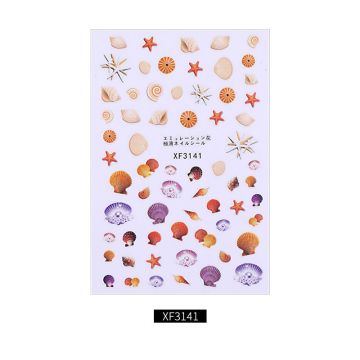 Decoratiuni unghii motive acvatice Model 9*6 cm XF3141