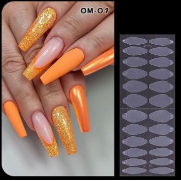 French silicon pads PVC smart form 24buc OM-01