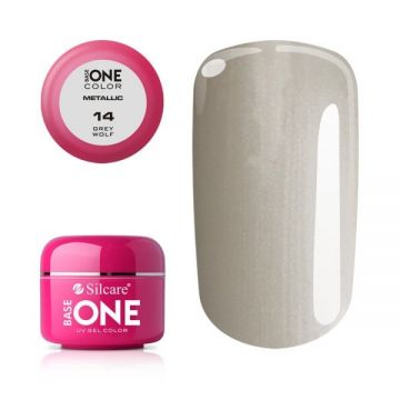 Gel UV Color Base One 5g Metalic Grey Wolf 14 Gel UV Color Base One 5g Metalic Grey Wolf 14