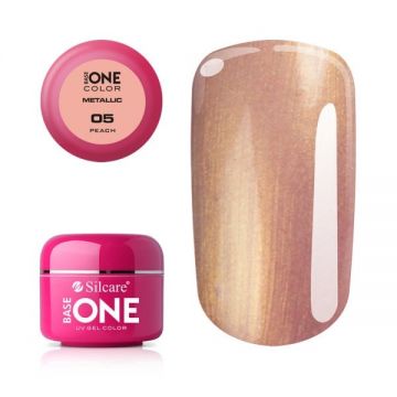 Gel UV Color Base One 5g Metalic Peach 05