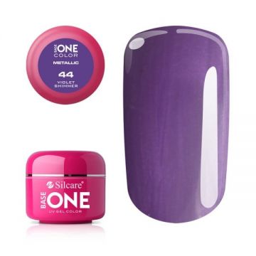 Gel UV Color Base One 5g Metalic Violet Shimmer 44 Gel UV Color Base One 5g Metalic Violet Shimmer 44