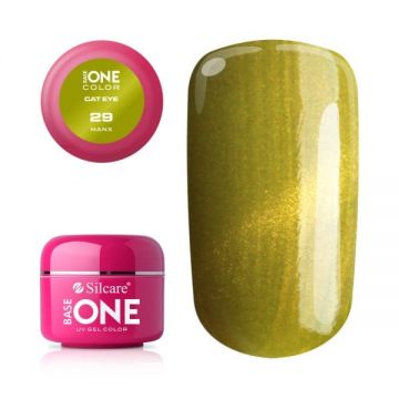 Gel UV Color Base One Silcare Cat Eye Magnetic Manx 29 Gel UV Color Base One Silcare Cat Eye Magnetic Manx 29