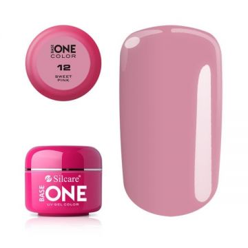 Gel uv Color Base One Silcare Clasic Sweet Pink 12