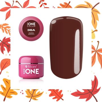 Gel uv Color Base One Silcare Clasic Terra Brown 36A