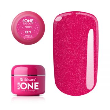 Gel UV Color Base One Silcare Neon Sweet Magenta 31