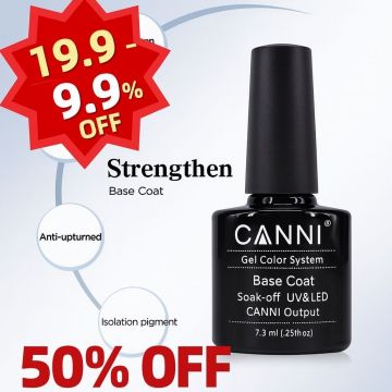 Oferta Base Coat Soak Off Canni 7.3ml