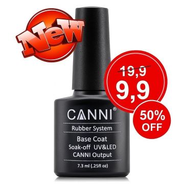Oferta Base Coat Soak Off Canni Rubber 7.3ml