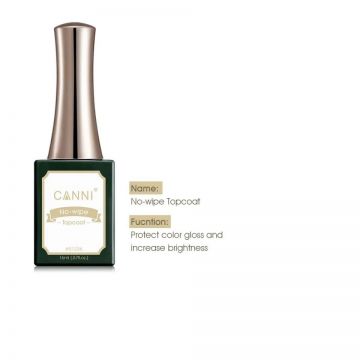 Promoție Top Coat CANNI No-Wipe Fara Degresare 16ml