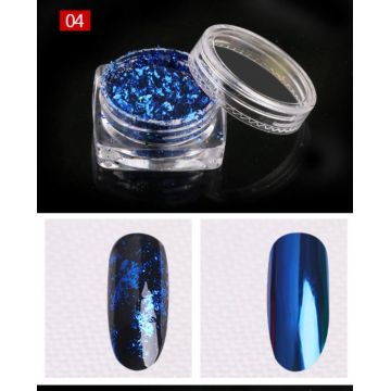 Pudra cu Efect de Oglinda Platinum F407-04 BLUE