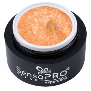 Gel Constructie Unghii Expert Line FrostedConfetti, SensoPRO Milano - SunFizz 15ml
