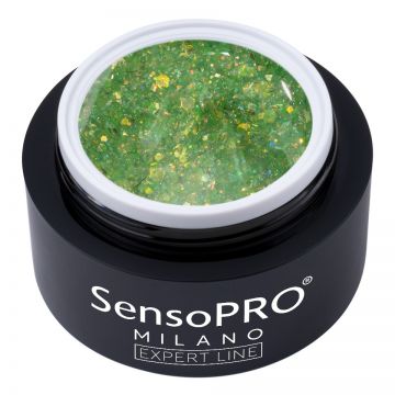 Gel Constructie Unghii Expert Line Petal Glow SensoPRO Milano - Mint Flora, 15ml