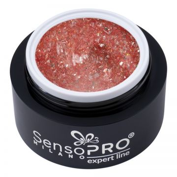 Gel Constructie Unghii Expert Line SensoPRO Milano - Flamingo Fiesta 15ml