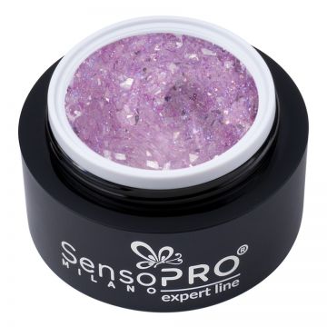 Gel Constructie Unghii Expert Line SensoPRO Milano - Pixie Dust 15ml