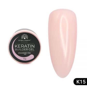 Gel pentru modelarea unghiilor 15 g, Keratin Builder Gel, K15