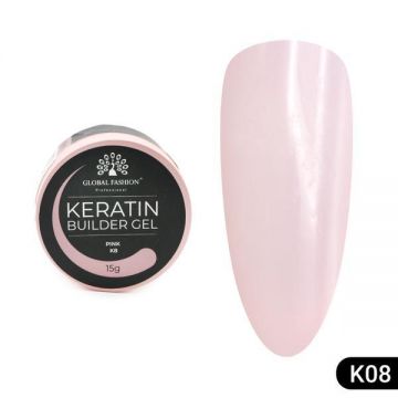 Gel pentru modelarea unghiilor 15 g, Keratin Builder Gel, K8