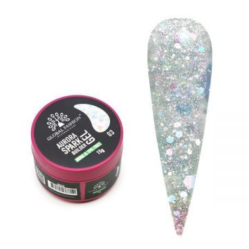 Gel pentru modelarea unghiilor 15 gr, Aurora Spark Builder Gel 03