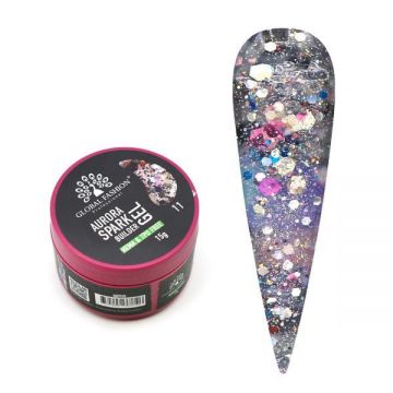 Gel pentru modelarea unghiilor 15 gr, Aurora Spark Builder Gel 11