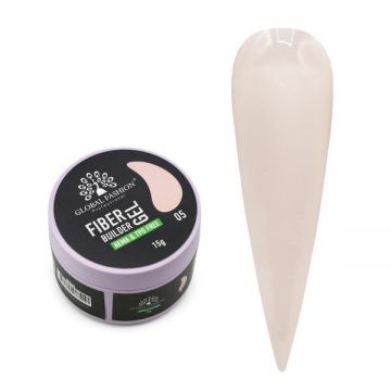 Gel pentru modelarea unghiilor 15 gr, Fiber Builder Gel 05