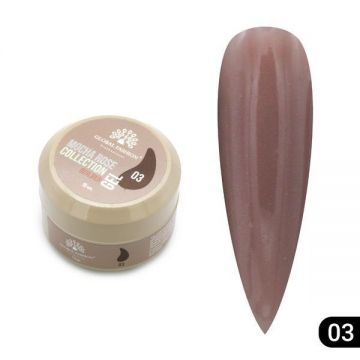 Gel pentru modelarea unghiilor 15 gr, Mocha Rose Builder Gel 03
